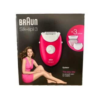 Braun Silk-Epil 3 - בראון מסיר שיער + ראש גילוח סילק אפל 3