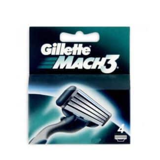 Gillette Mach3- סכיני ג’ילט מאך 3 - 4 יחידות