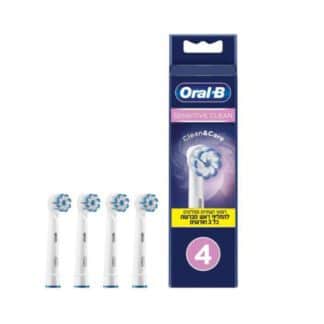 Oral-B-ראש חשמלי אורל בי 4 יחידות סנסיטיבי