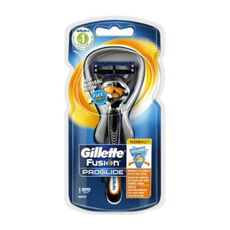 GILLETTE - ג'ילט סכין גילוח פרוגלייד פלקסבול ידני+סכין - פיוזן 5