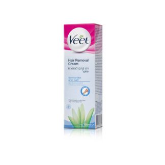 VEET - קרם להסרת שיער מעושר בלחות ויטמין E לעור רגיש