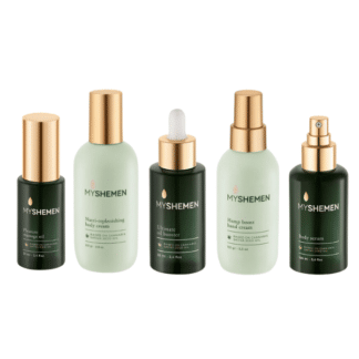 מארז מפנק מיי שמן פלז'ר ,סרום גוף,קרם גוף,שמן בוסטר אולטימטיבי,קרם ידיים MY SHEMEN