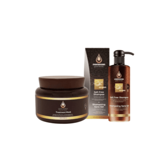 ערכת שיער מורוקן גולד שמפו 500 מל +מסיכה moroccan gold series argan oil