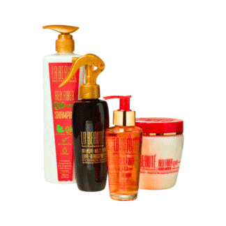 מארז רד פייבר לשיער יבש צבוע ופגום לה בוטה | LA BEAUTE