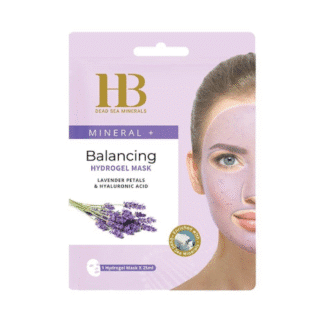 מסכת בד הידרוג’ל מאזנת בתוספת עלי כותרת מצמח הלבנדר | HEALTH & BEAUTY